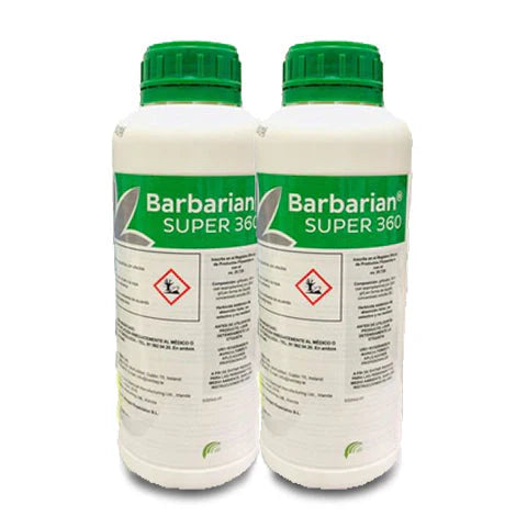 Désherbant Glyphosate Barbarian 2X1L Herbicide pour jardin