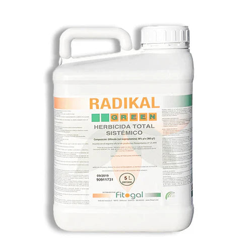 Désherbant Glyphosate Radikal 5L Herbicide pour jardin